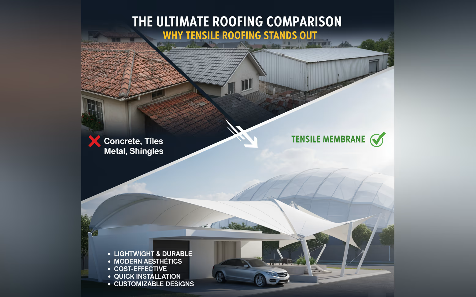 Top view mechanical tools arrangement